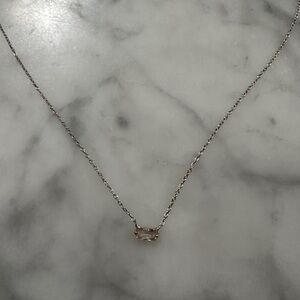 Gorjana Necklace with Rectangle Diamond